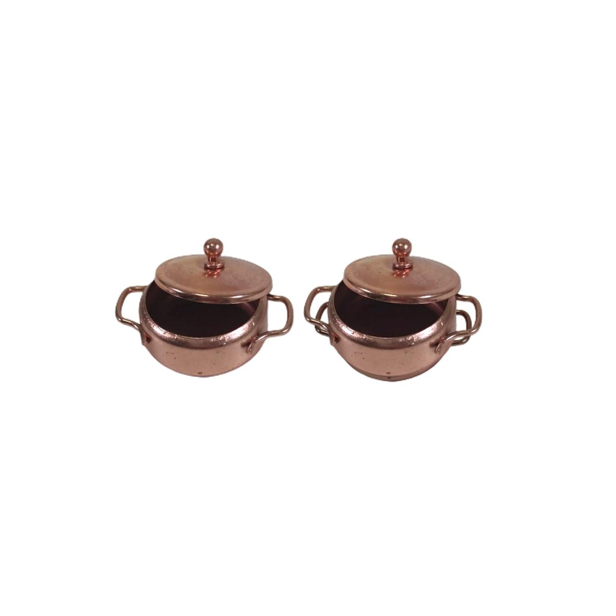 Padella presepe metallo rame 2,5 cm