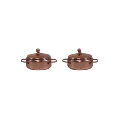 Padella presepe metallo rame 2,5 cm