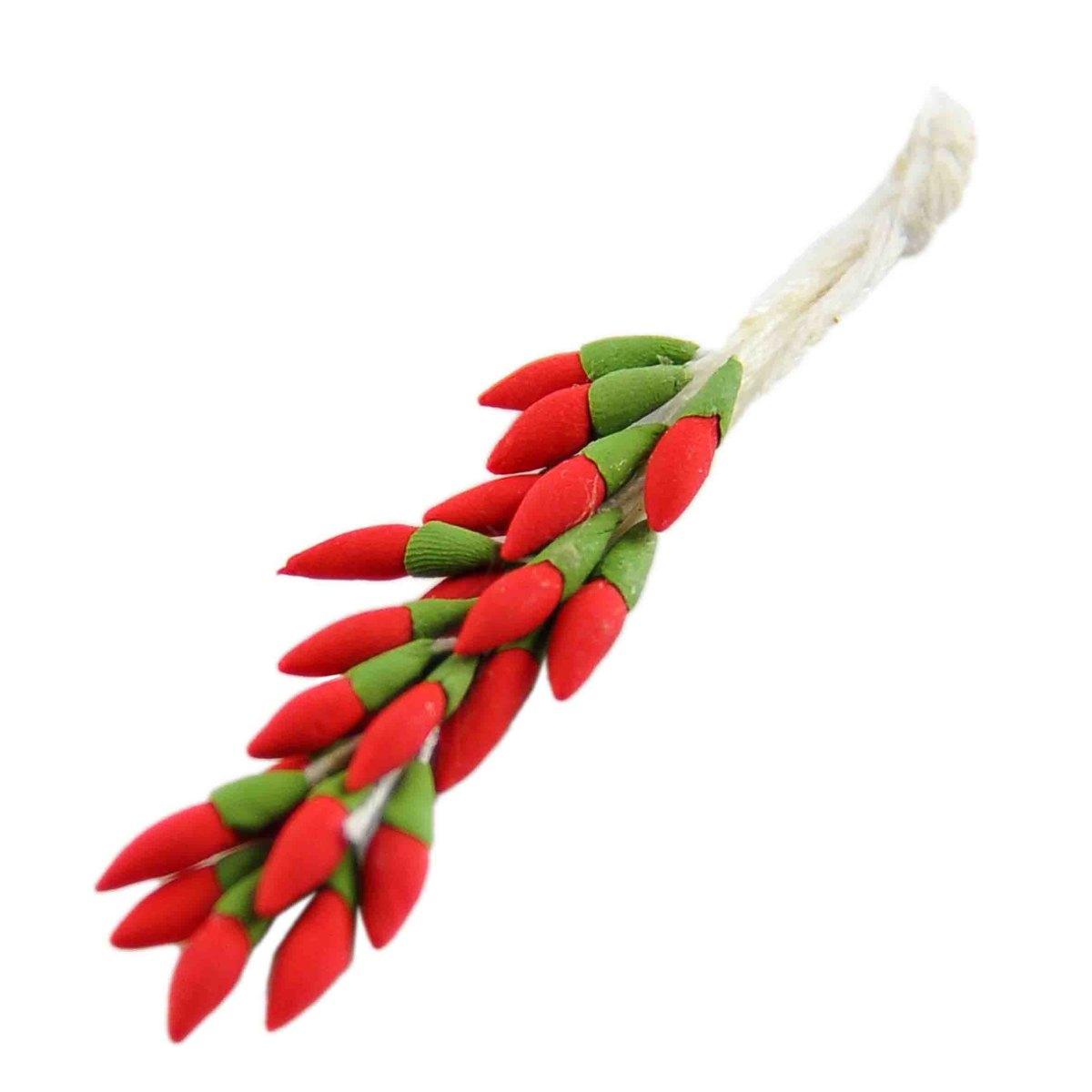 Alimenti presepe treccia di aglio 7 cm