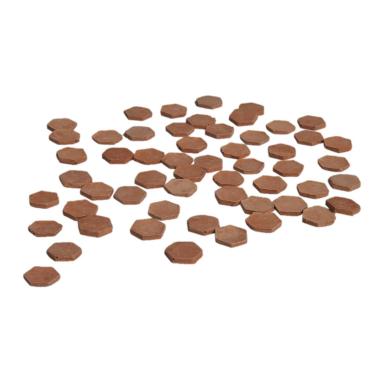 Piastrella presepe esagonale terracotta