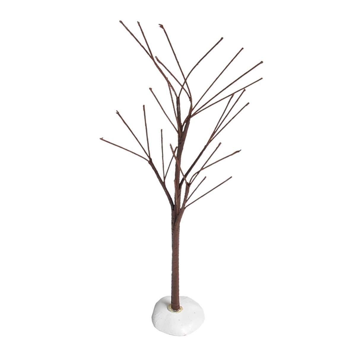Albero presepe filo ferro marrone senza foglie 23 cm