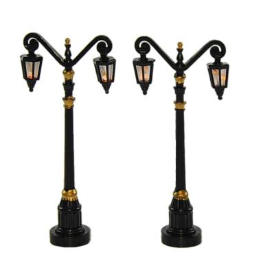 Lampioni presepe luce led calda batterie 10 cm
