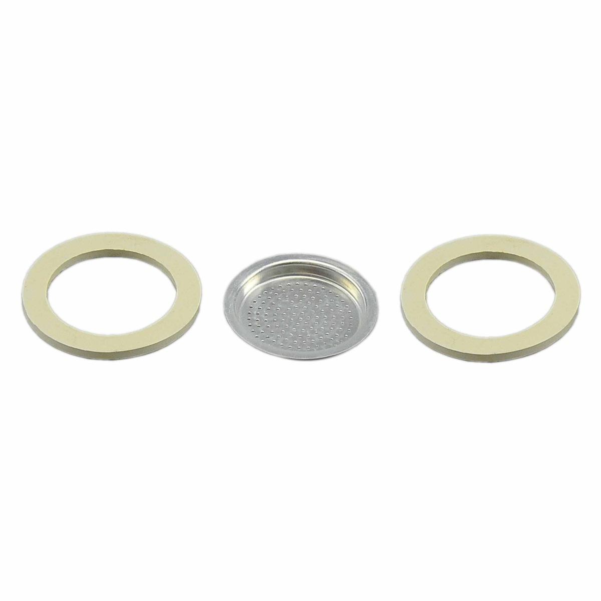 Guarnizione Moka Caffè 1 2 Tazza pz.2 con Filtro | M2 Store