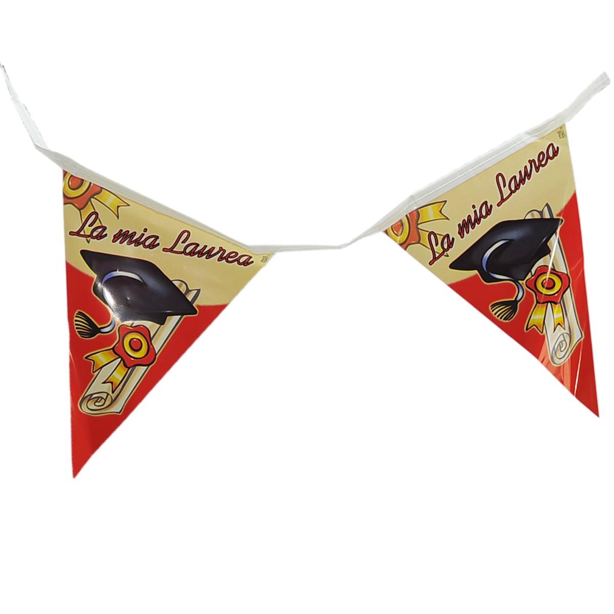 Festone party bandierina laurea mt