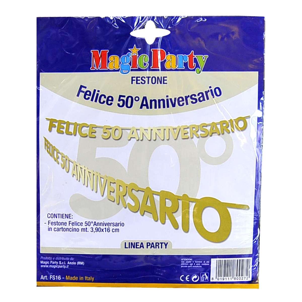 Festone party 50 anniviverasrio mt
