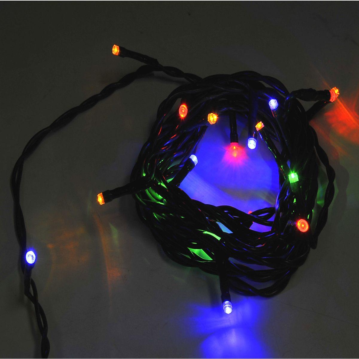 Luci di natale interno 20 led multicolor luce fissa