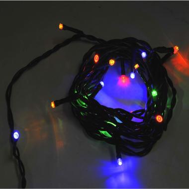 Luci di natale interno 20 led multicolor luce fissa