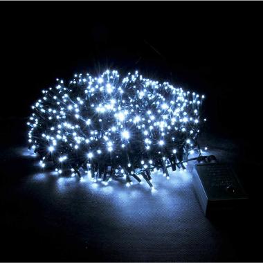Luci di natale esterno 1152 led bianco freddo luce fissa