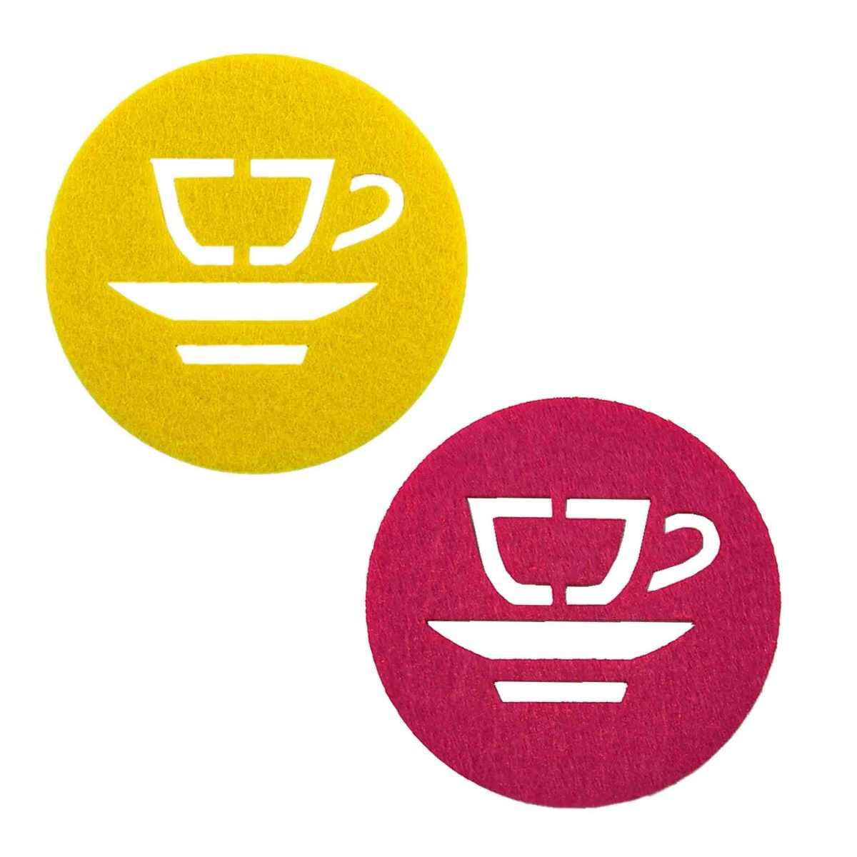 Sottobicchieri Feltro Tripp cm.Ø10 pz.6 2 Mod. | M2 Store