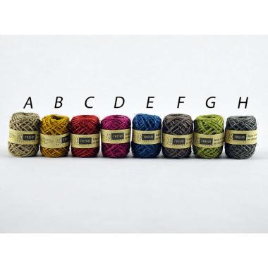 Nastro natalizio spago canapa 8 colori mt 10 mt