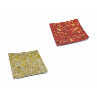 Piattino natalizio ceramica Ø 17 cm