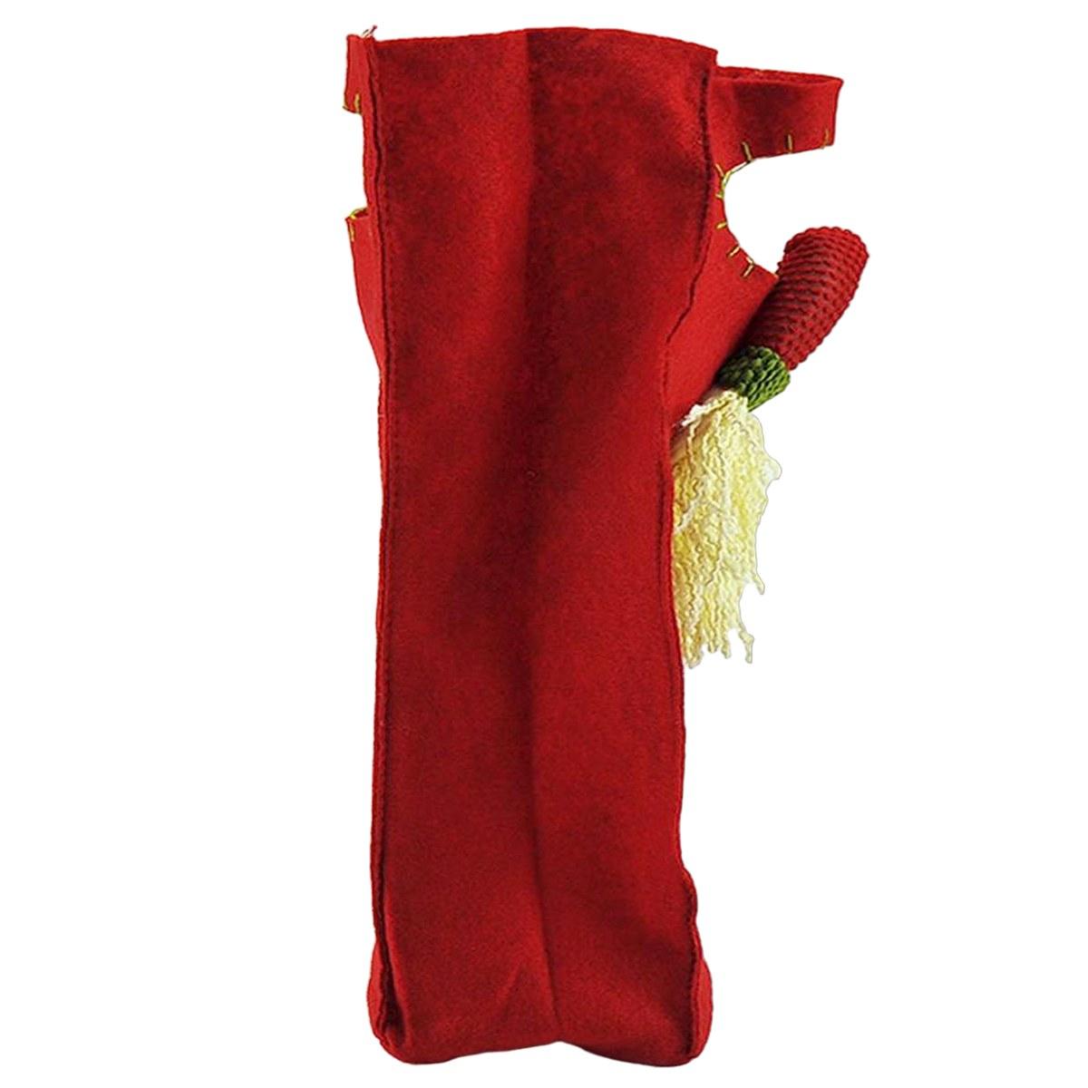 Copri bottiglie natalizio babbo natale 1 posto