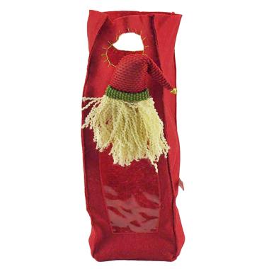 Copri bottiglie natalizio babbo natale 1 posto