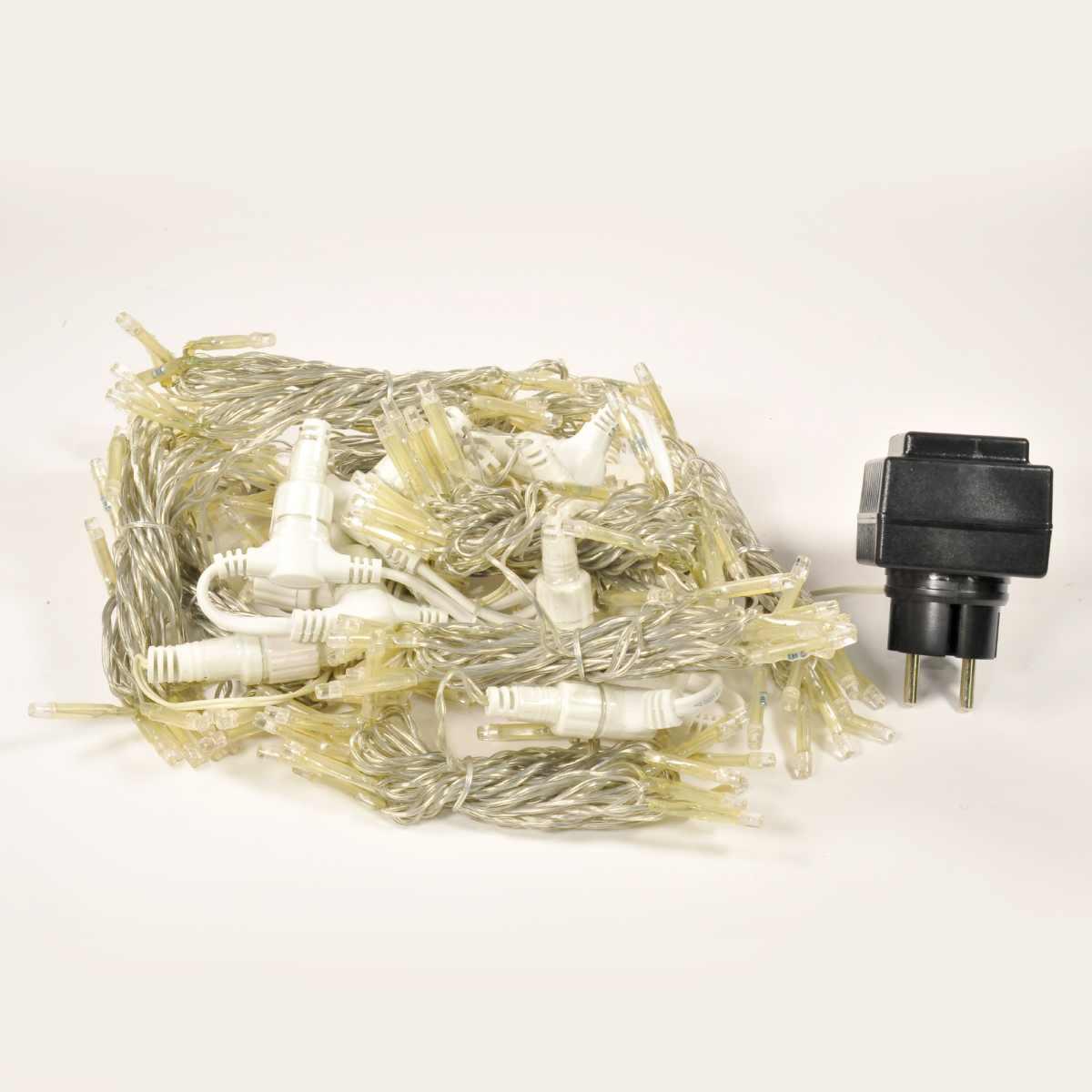 Luci di natale tenda esterno 180 led bianco