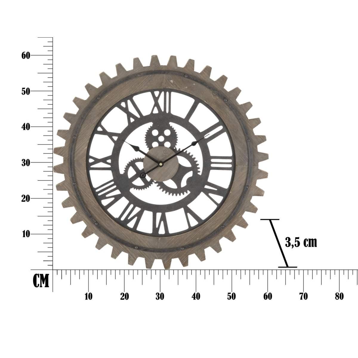 Orologio parete ingranaggi modello a