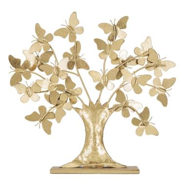 Albero Della Vita Con Farfalle Glam cm.31x8x30