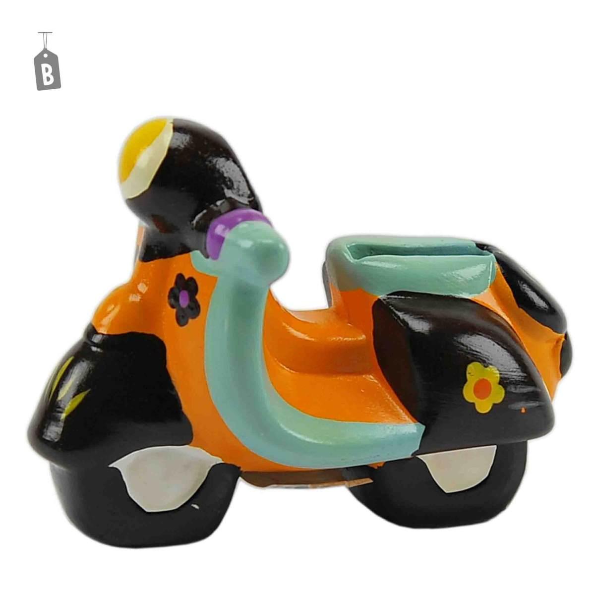 Salvadanaio vespa ceramica 13 x 10 cm