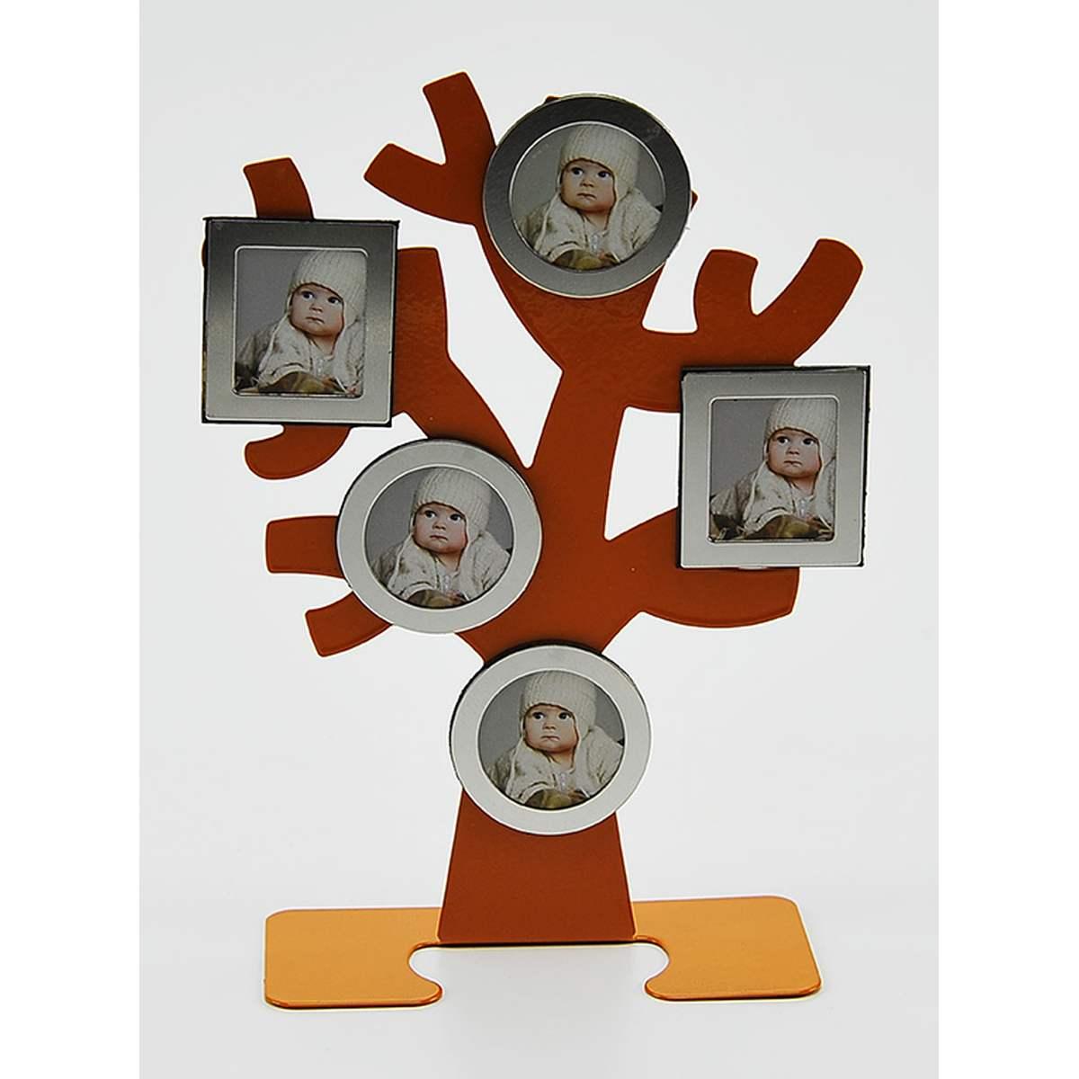 Cornice multipla 5 posti albero cornici 21 x 14 cm