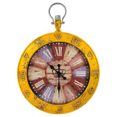 Orologio parete ocra modello a