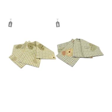Tovaglia decoro quadri cuore 145 x 240 cm