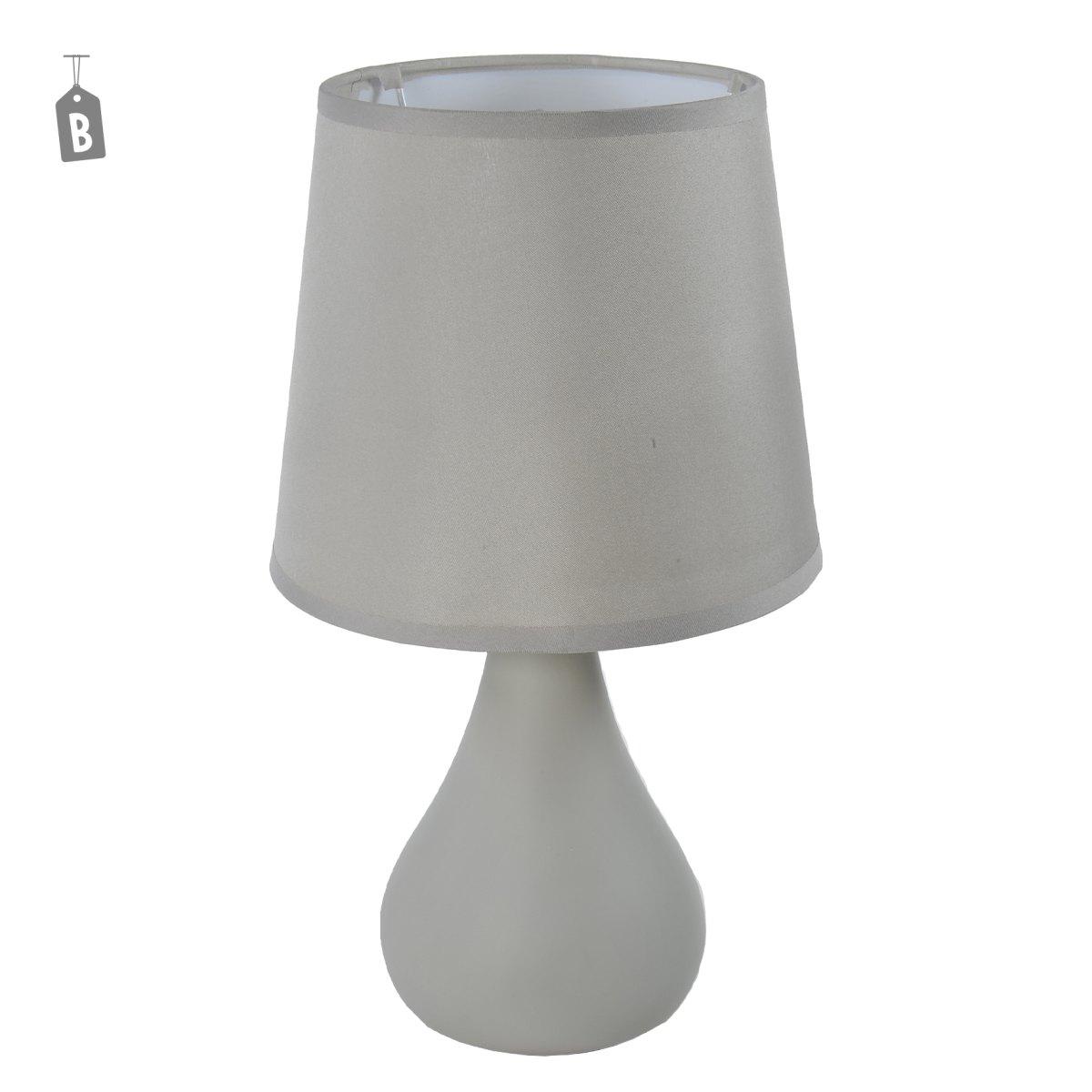 Lampada tavolo ceramica 4 colori assortito