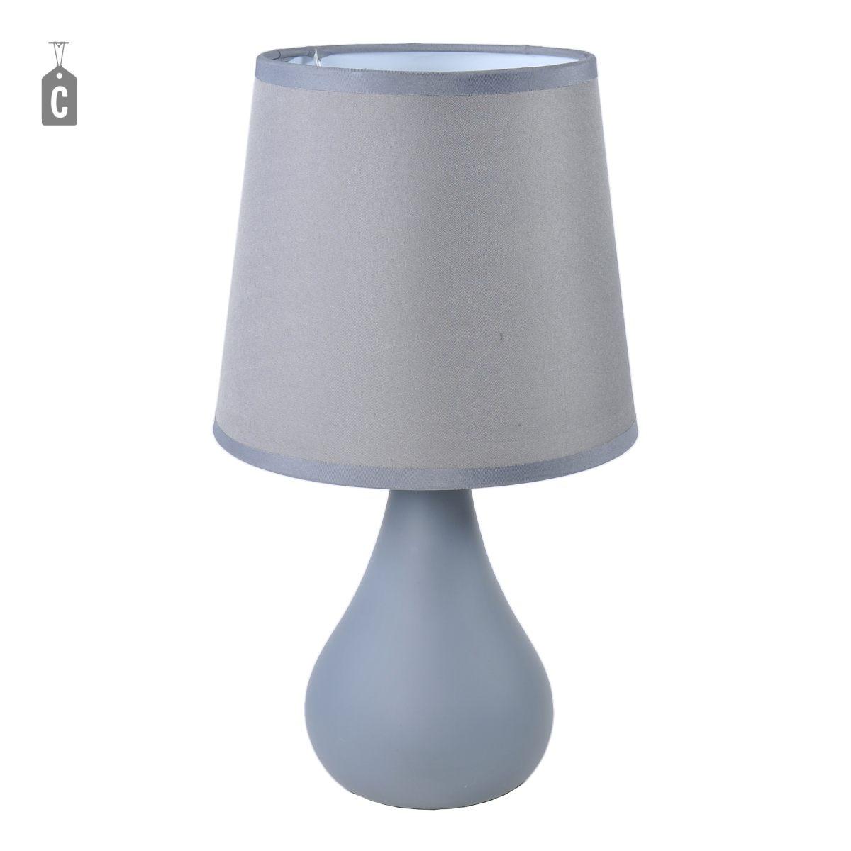 Lampada tavolo ceramica 4 colori assortito