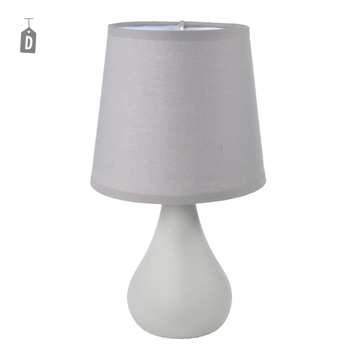 Lampada tavolo ceramica 4 colori assortito