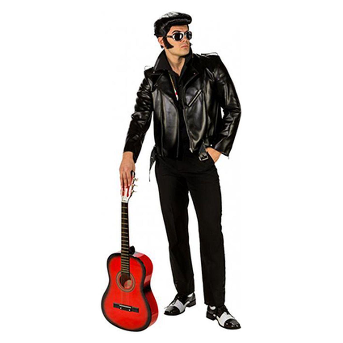 Giacca chiodo pelle nero