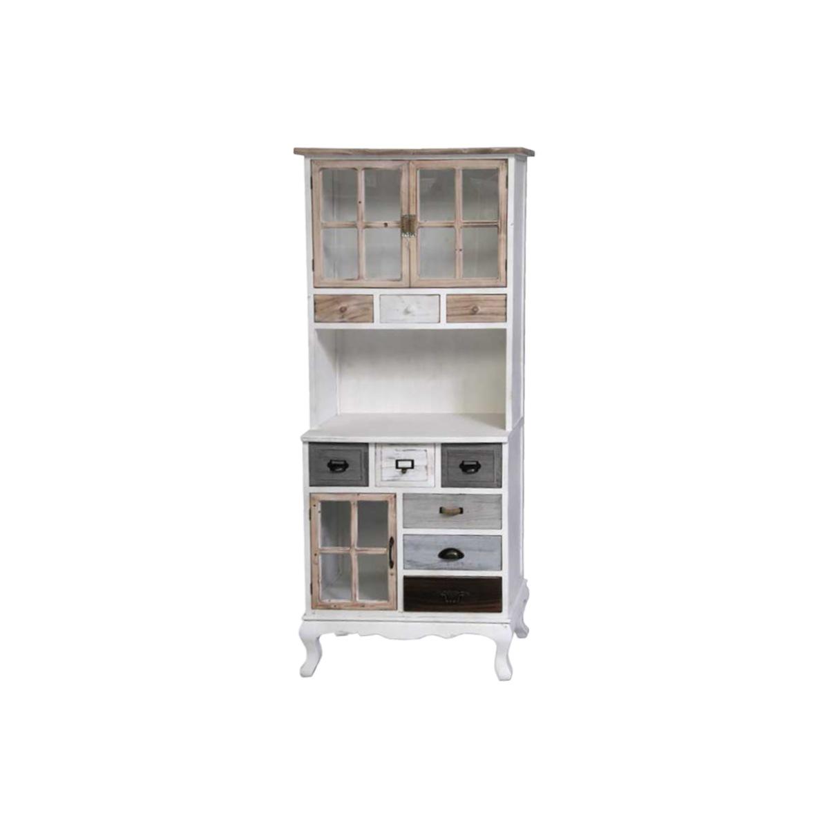 Vetrina legno portofino 68 x 35 x 172 cm