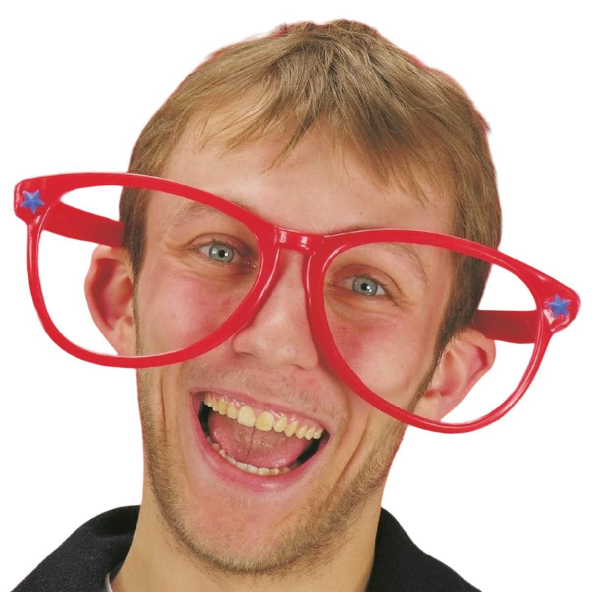Occhiali clown maxi senza lenti