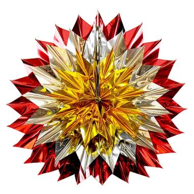 Festone party fiore metallizzato