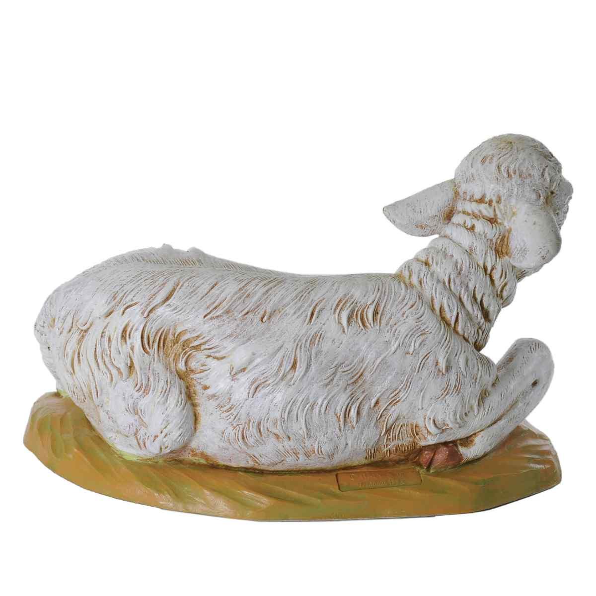 Statua presepe 52 pecora sdraiata