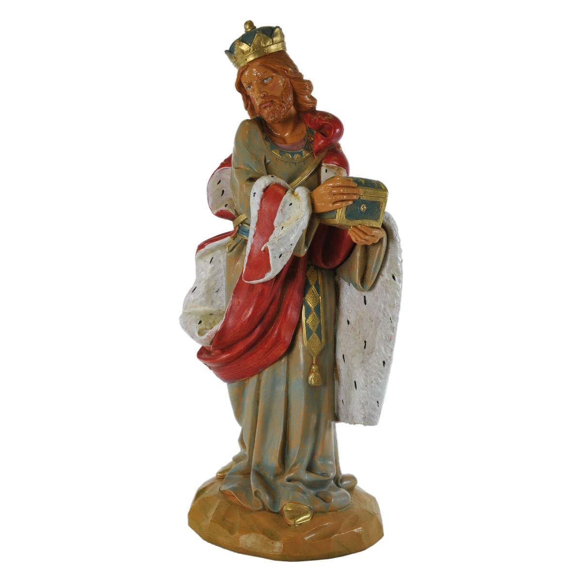 Statua presepe 30 cm re magio melchiorre
