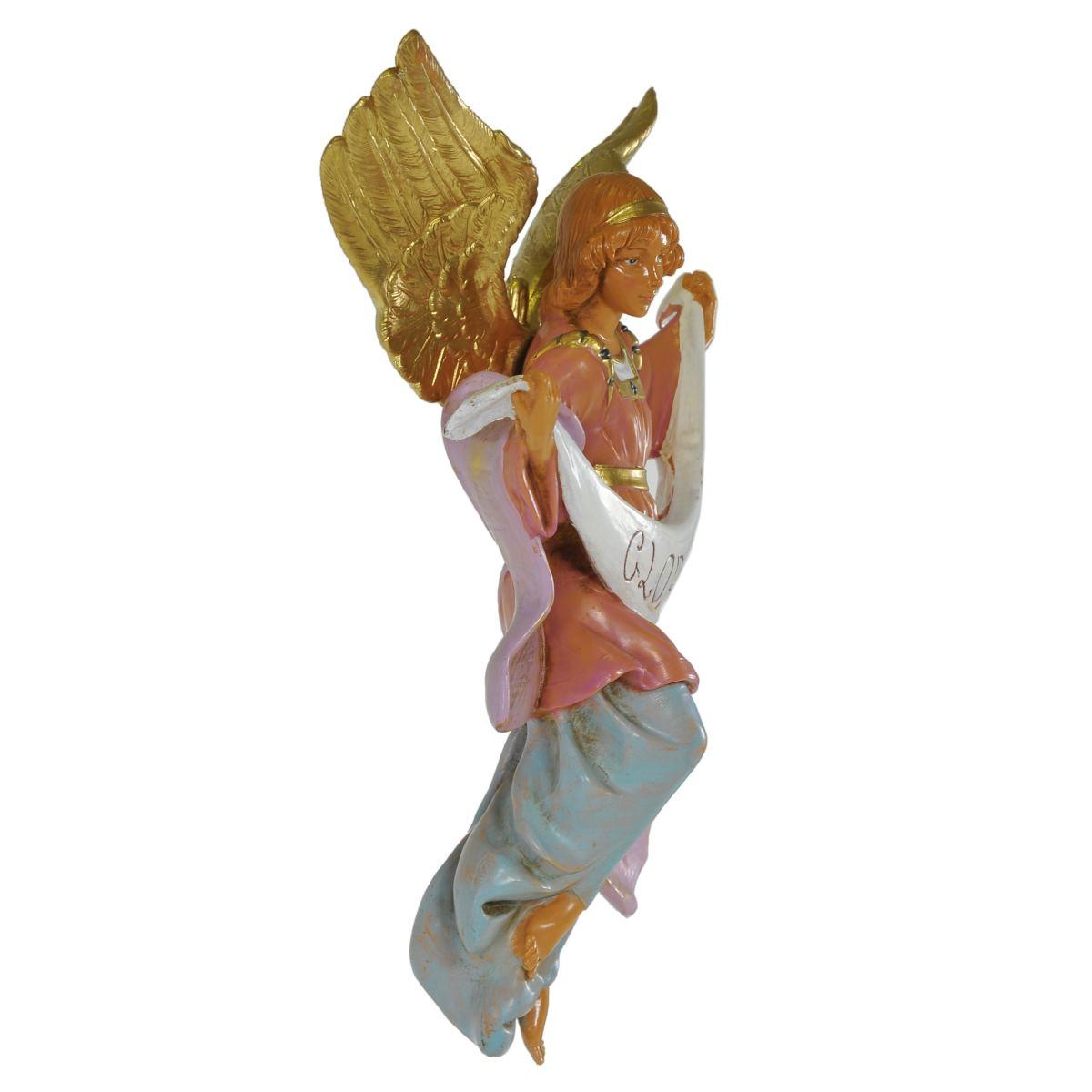 Statua presepe 30 cm angelo da appendere