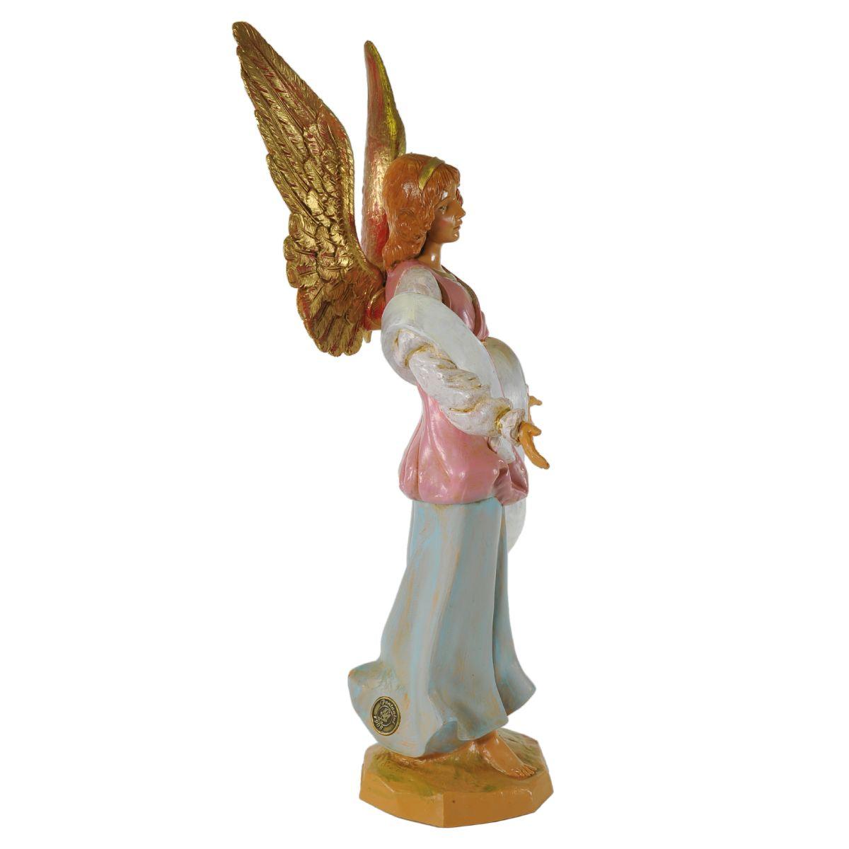 Statua presepe 30 cm angelo in piedi