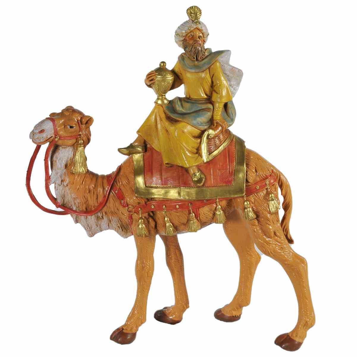 Statua presepe 19 cm re magio cammello