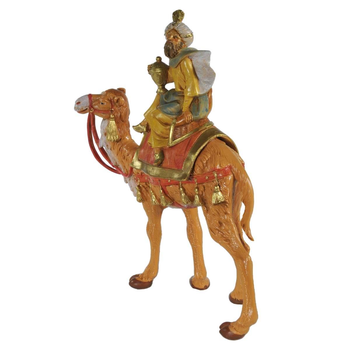 Statua presepe 19 cm re magio cammello