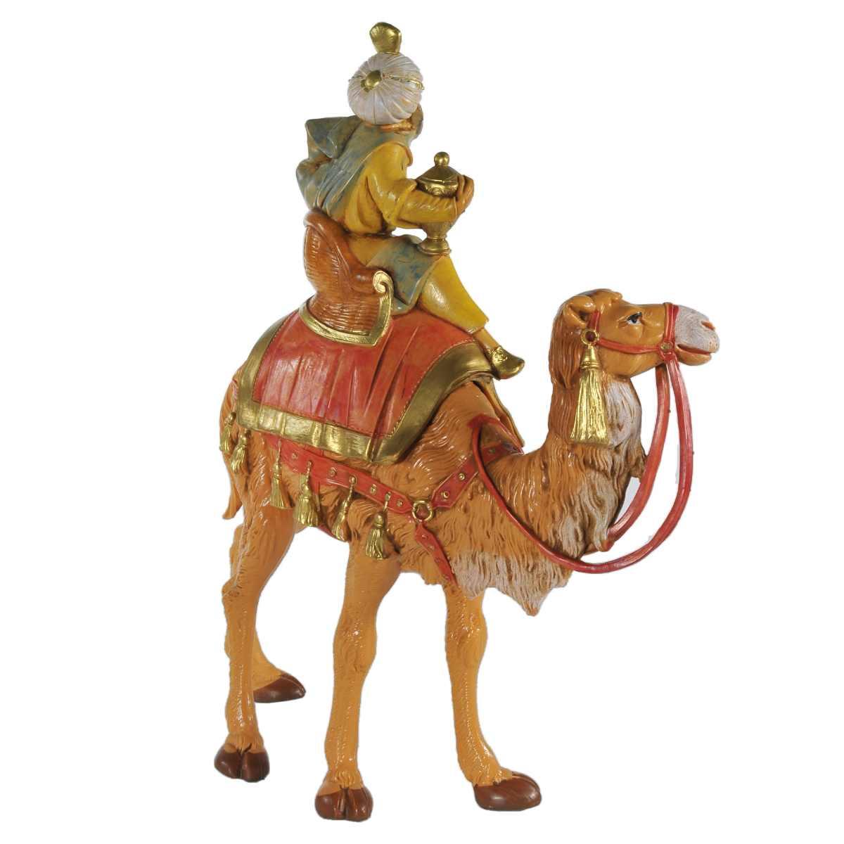 Statua presepe 19 cm re magio cammello