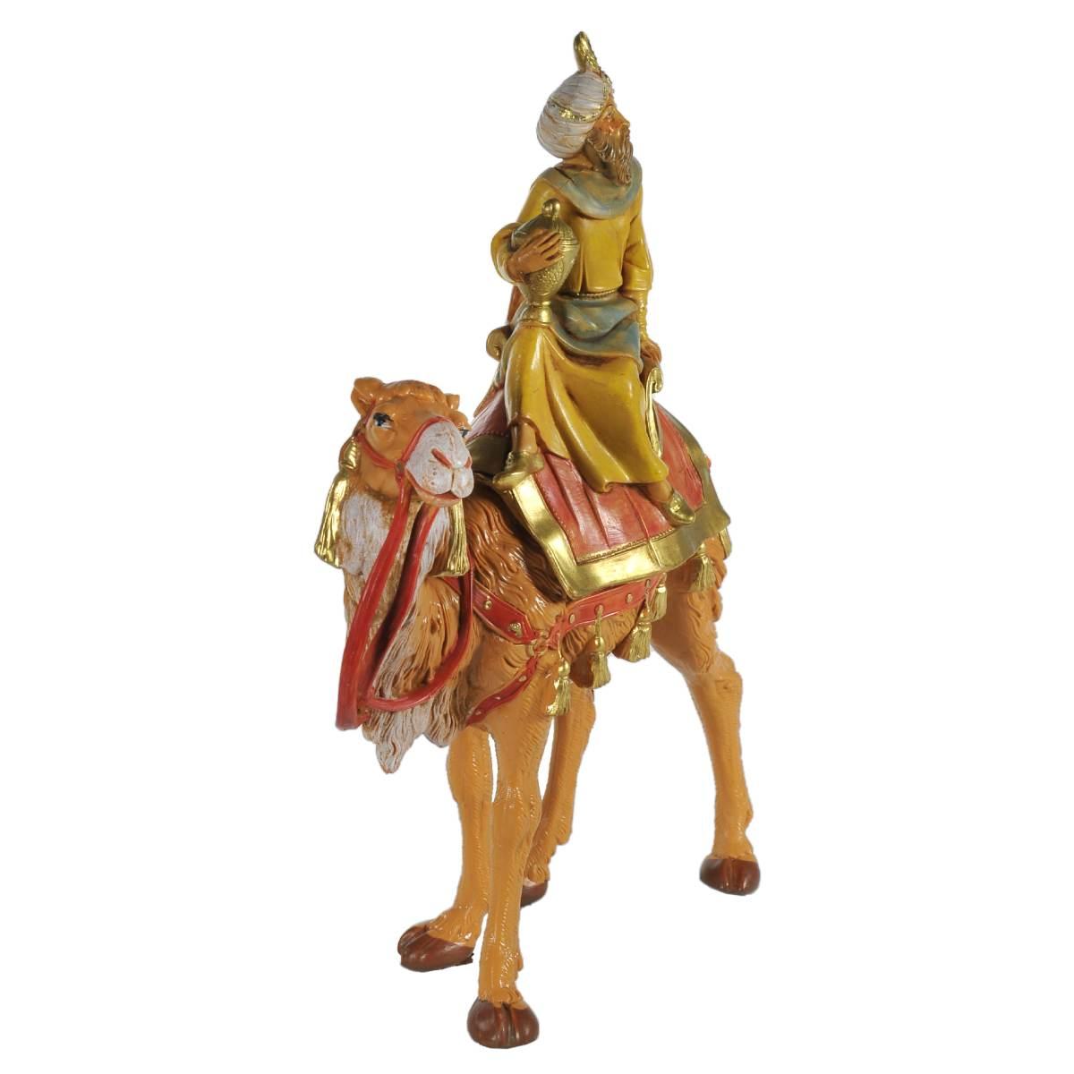 Statua presepe 19 cm re magio cammello