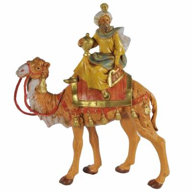 Statua presepe 19 cm re magio cammello