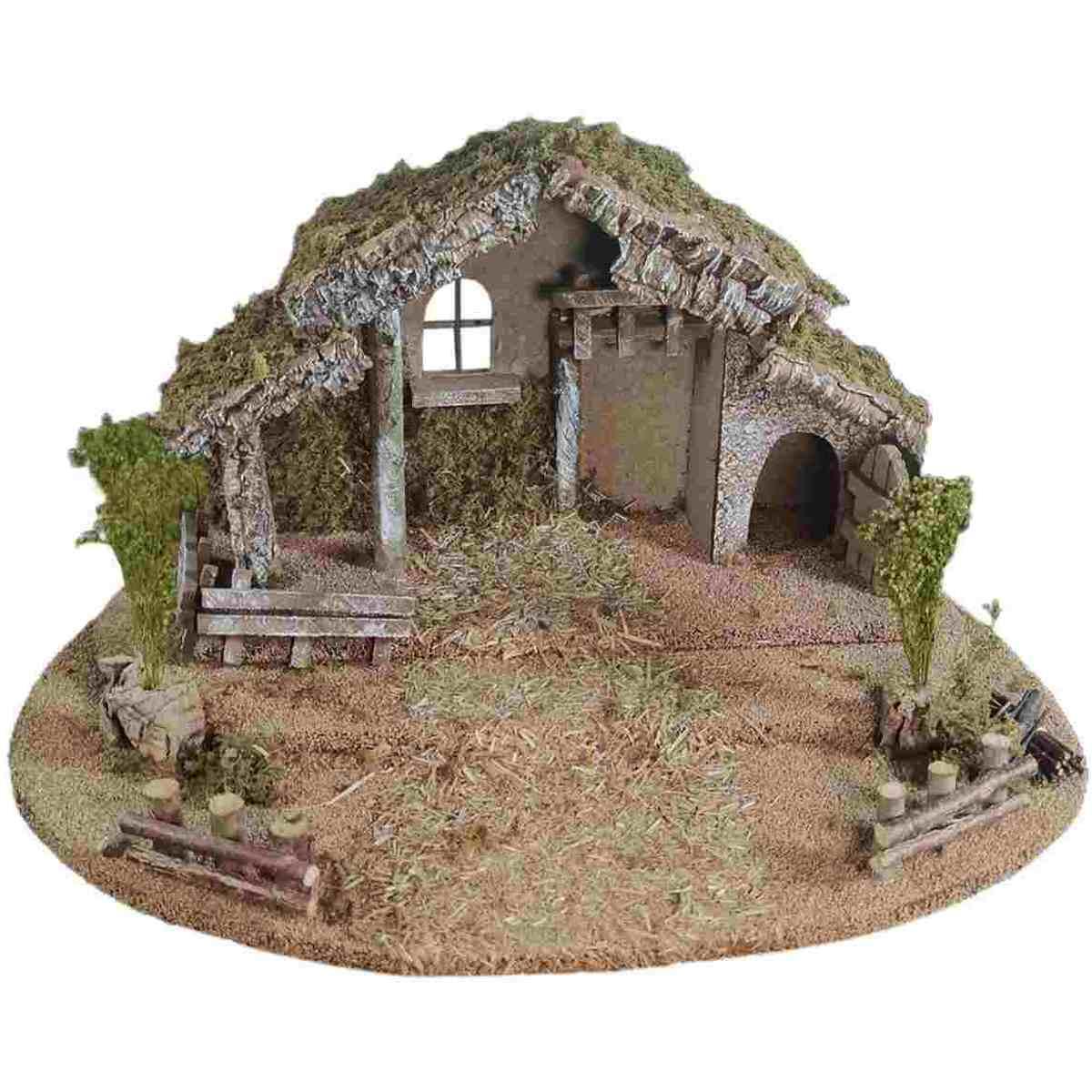 Capanna presepe legno altezza