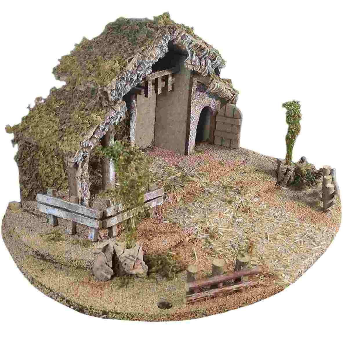 Capanna presepe legno altezza