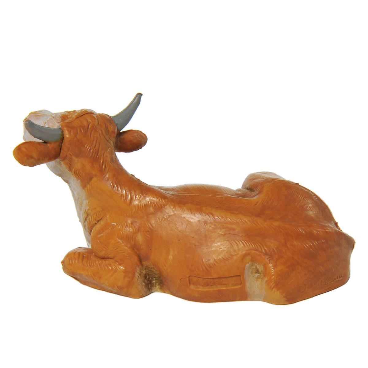 Statua presepe 12 cm famiglia di bovini