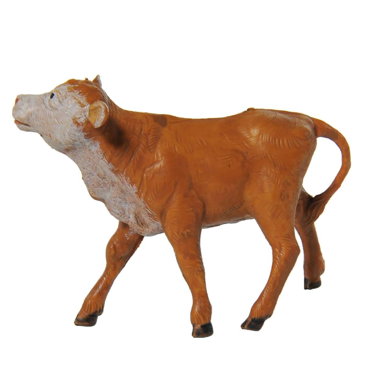 Statua presepe 12 cm famiglia di bovini