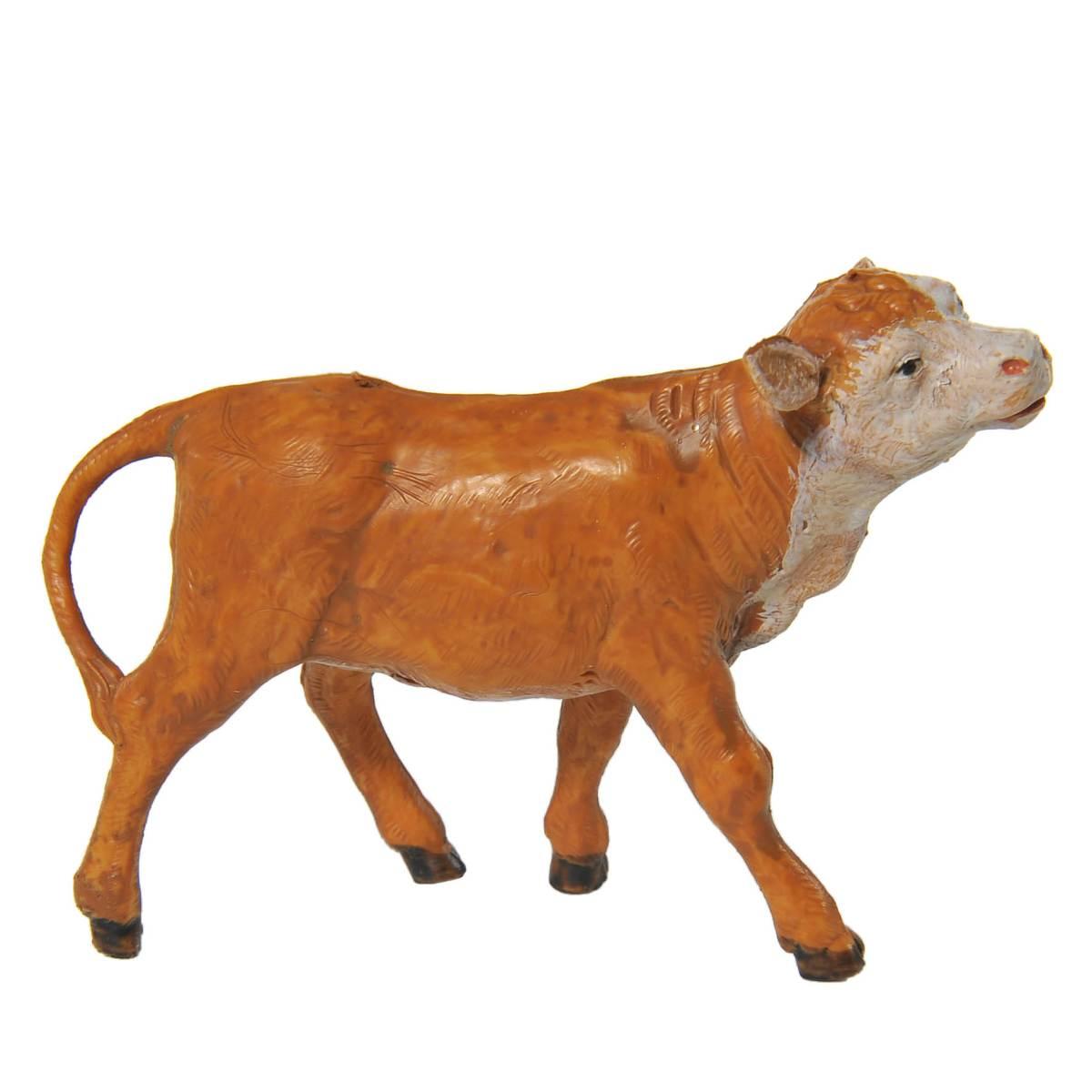 Statua presepe 12 cm famiglia di bovini