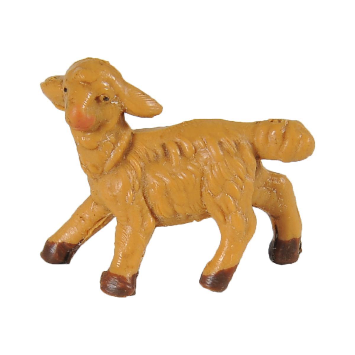 Statua presepe 6.5 cm pecora in piedi