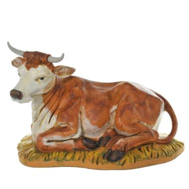 Statua presepe 45 cm bue sdraiato