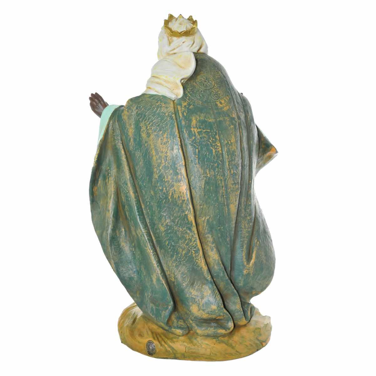 Statua presepe 45 cm re magio baldassarre