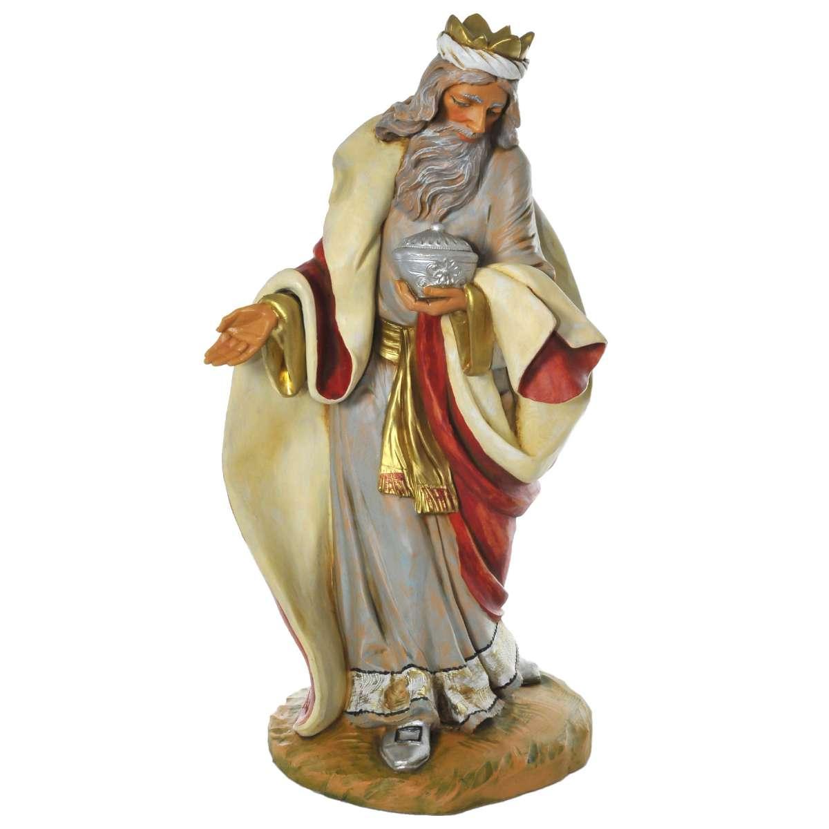 Statua presepe 45 cm re magio melchiorre