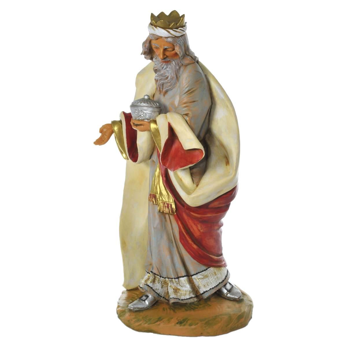 Statua presepe 45 cm re magio melchiorre